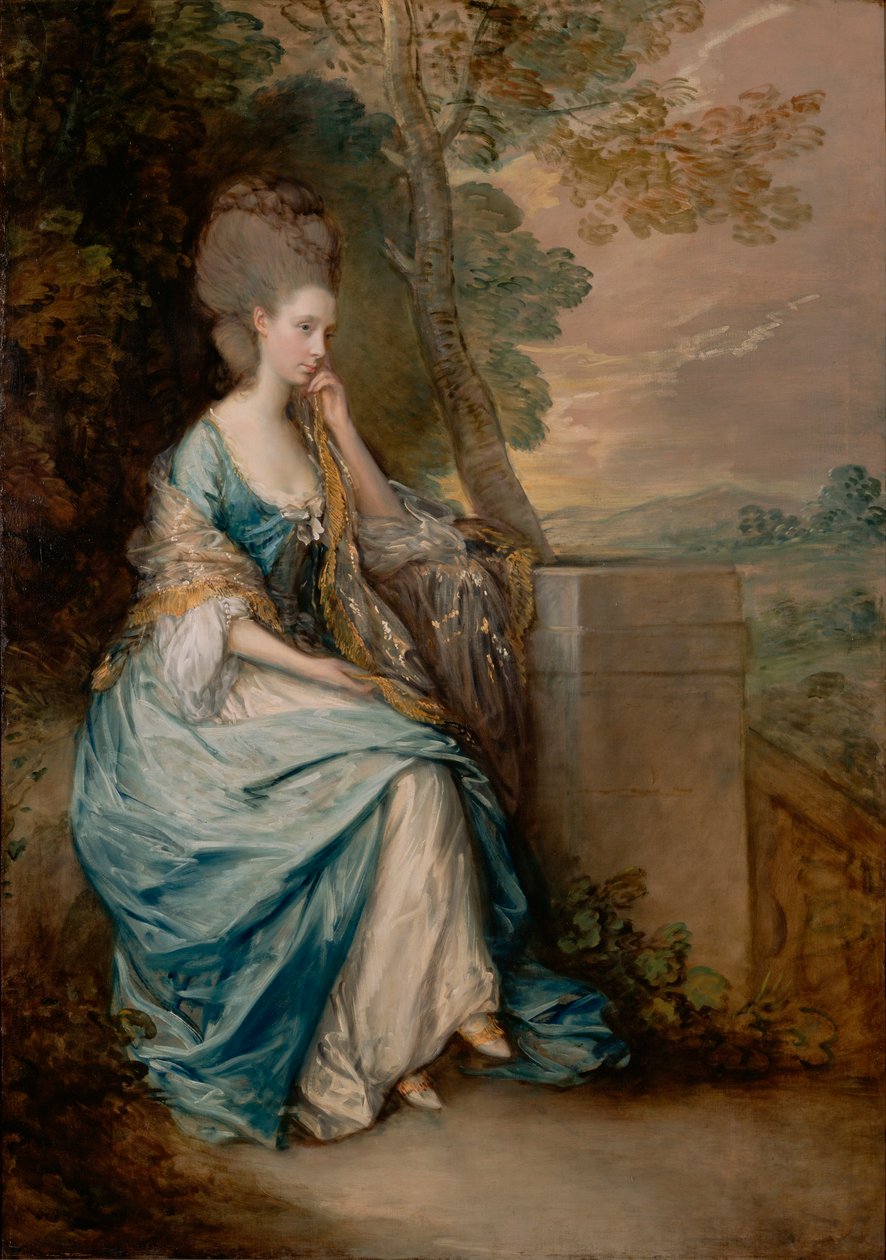 Portrett av Anne, grevinne av Chesterfield av Thomas Gainsborough