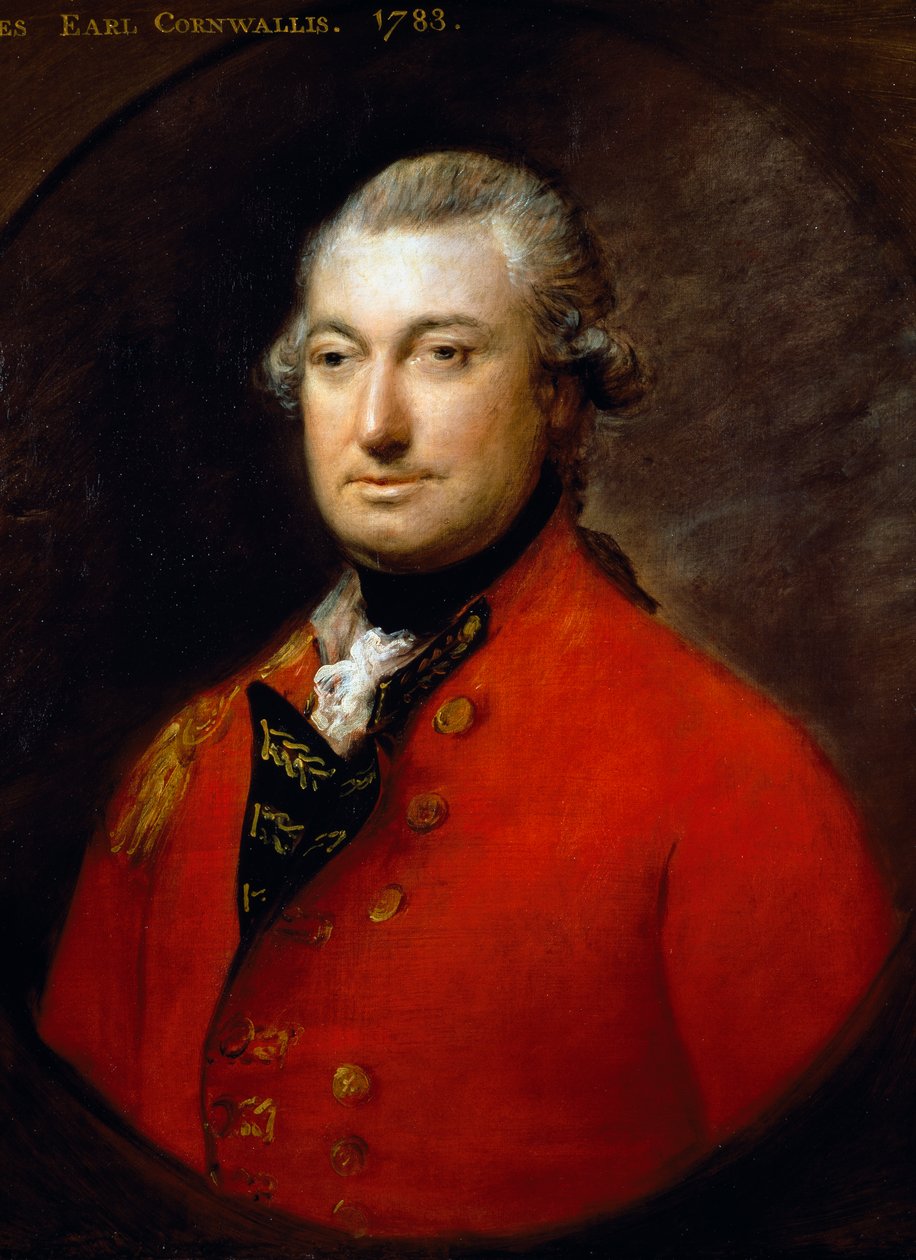 Portrett av Charles Cornwallis (London av Thomas Gainsborough