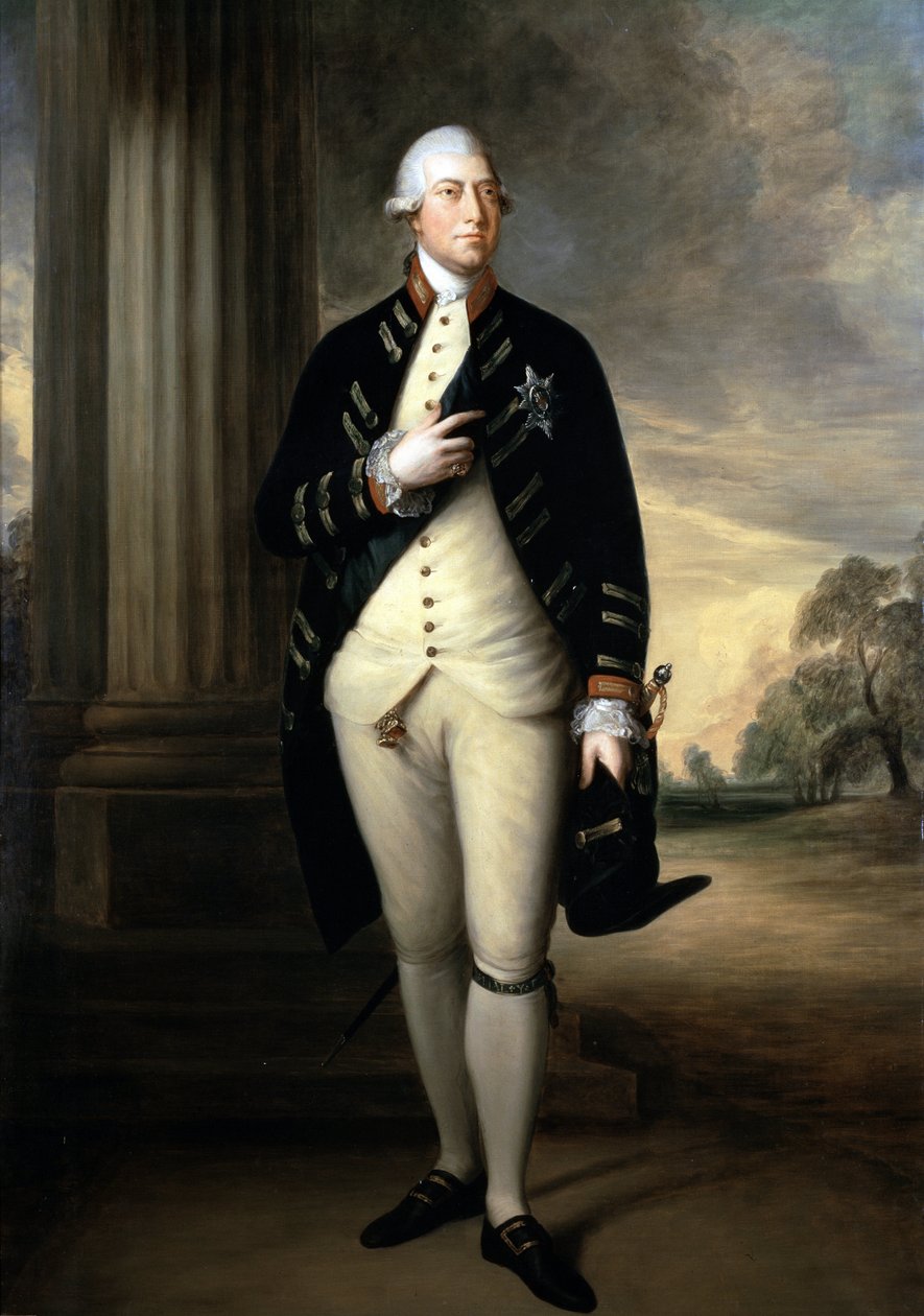 Portrett av George III (olje på lerret av Thomas Gainsborough