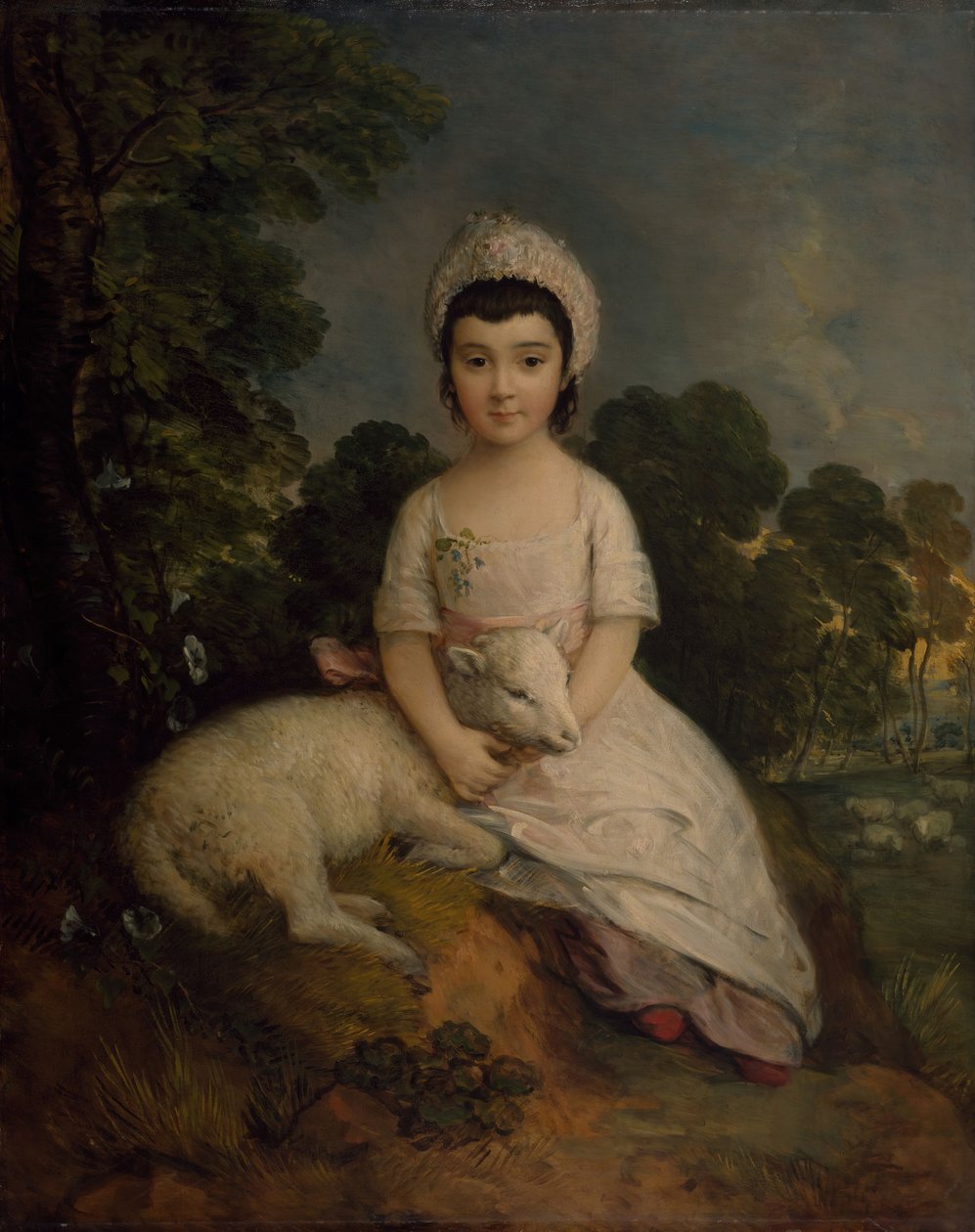 Portrett av Isabelle Bell Franks. av Thomas Gainsborough