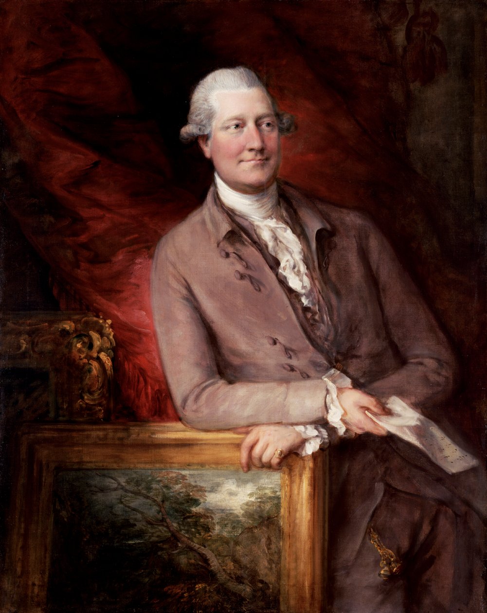 Portrett av James Christie (1730-1803) av Thomas Gainsborough