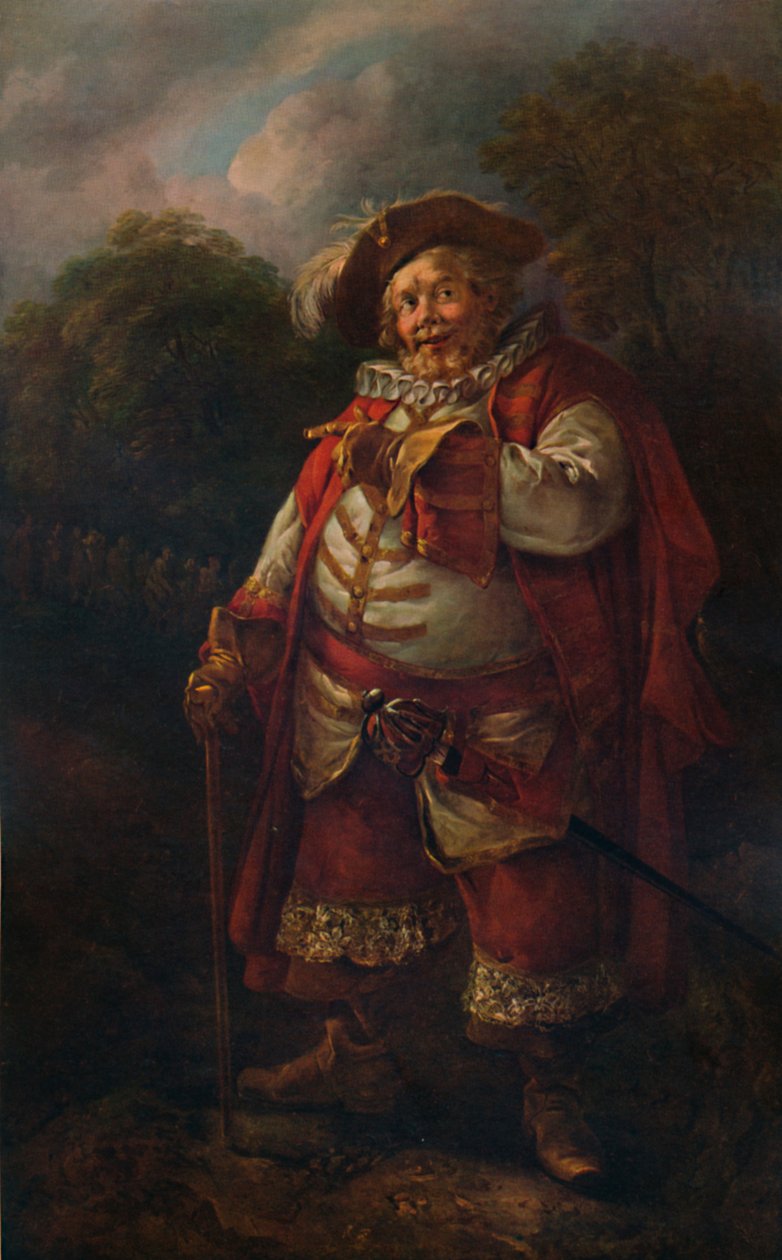 Portrett av James Quin som Falstaff, 1700-tallet, 1935 av Thomas Gainsborough