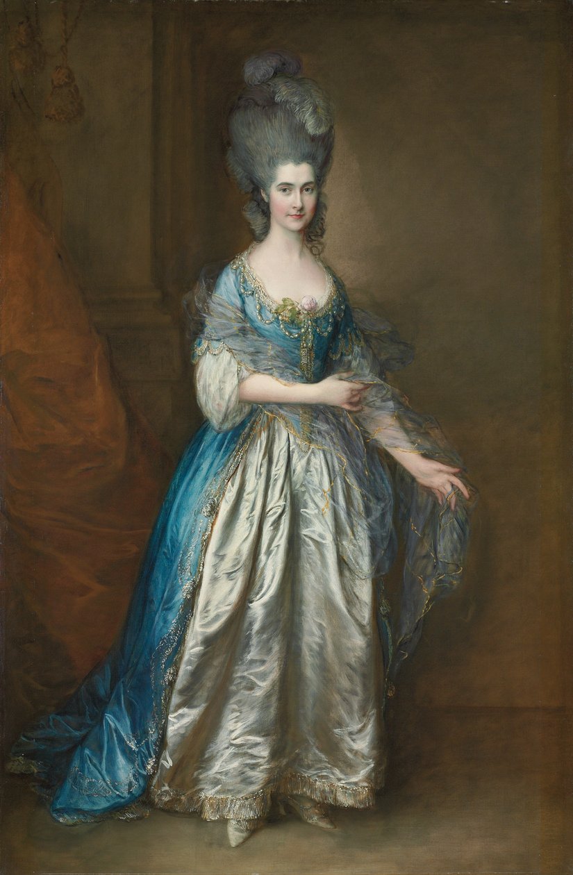 Portrett av fru William Villebois av Thomas Gainsborough
