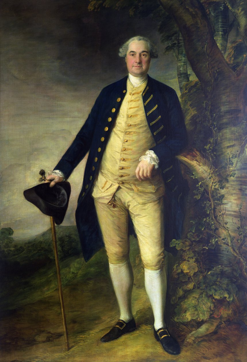 Portrett av William Hall, 2. Viscount Gage av Thomas Gainsborough