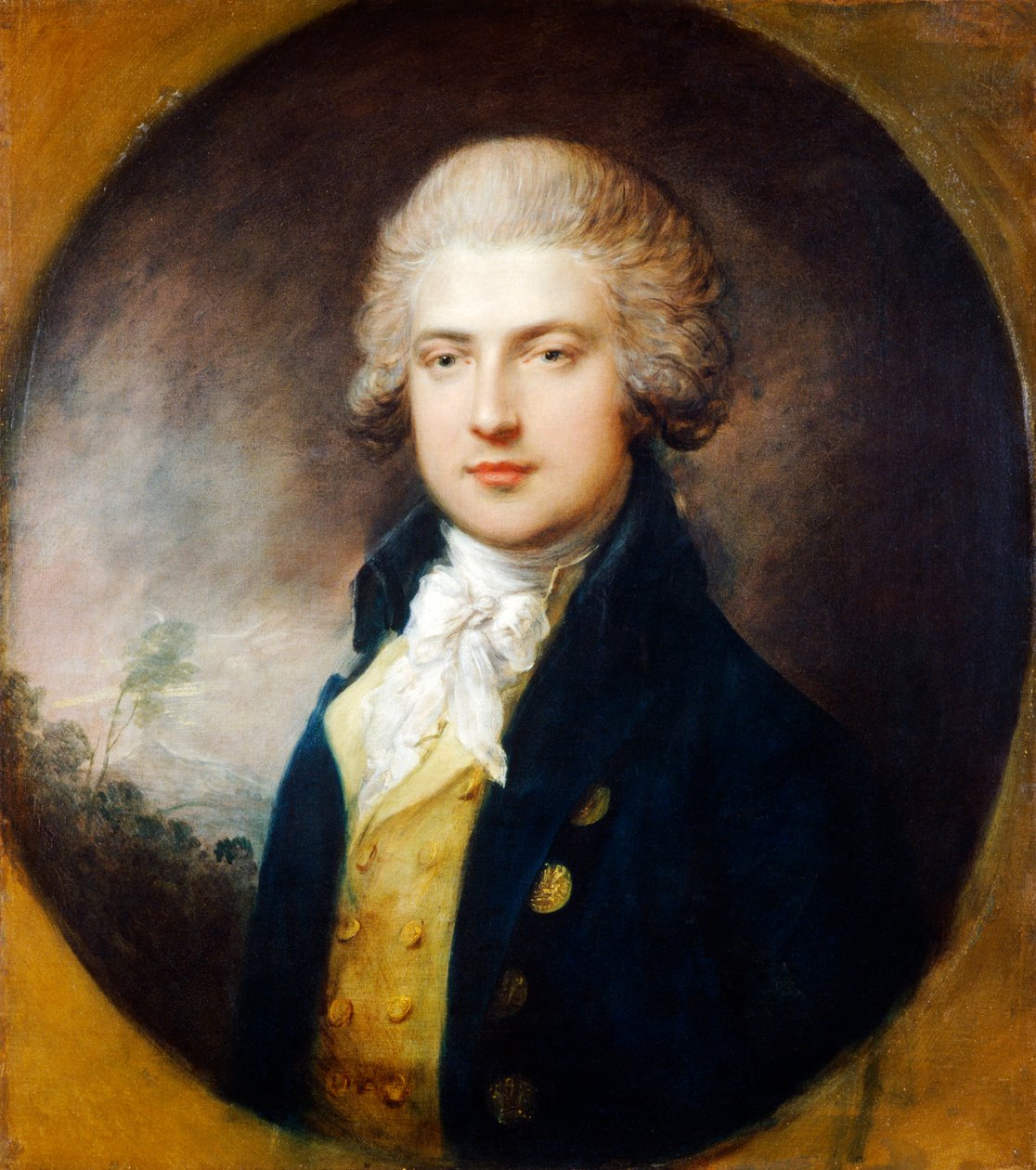 Portrett av en medarbeider av prinsen av Wales, c1781 av Thomas Gainsborough