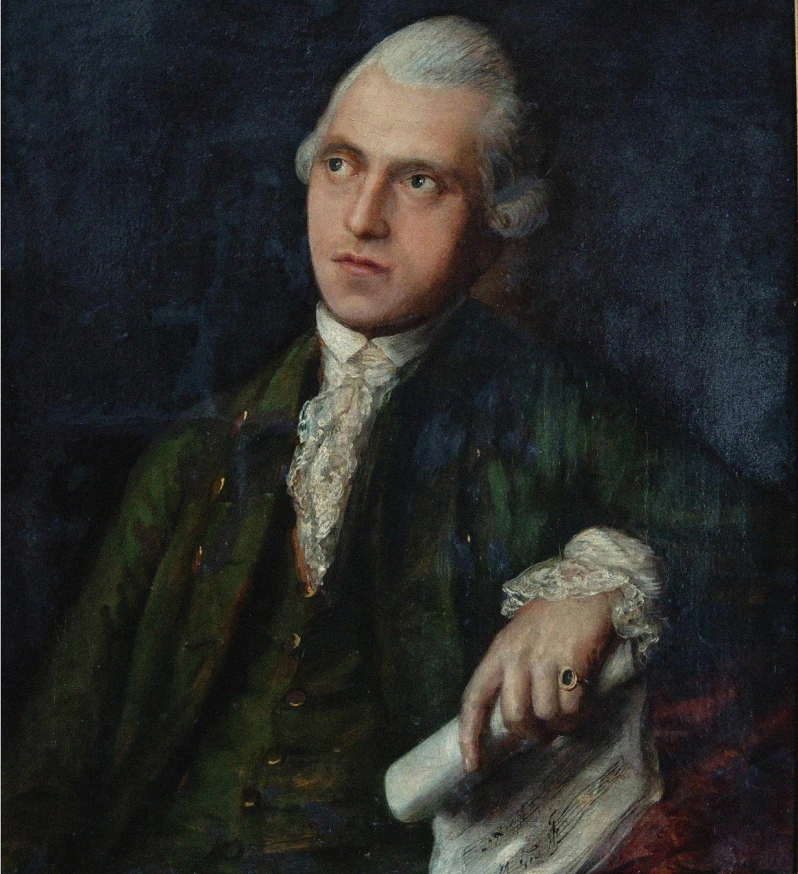 Portrett av komponisten og fiolinisten Antonín Kammel 1730-1784, ca. 1768. av Thomas Gainsborough