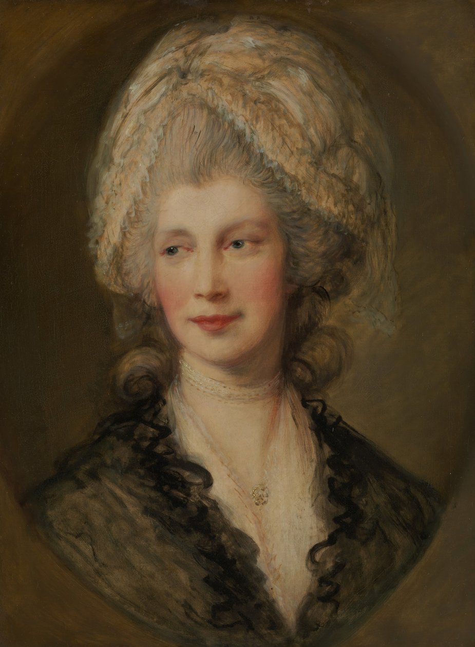 Dronning Charlotte. av Thomas Gainsborough