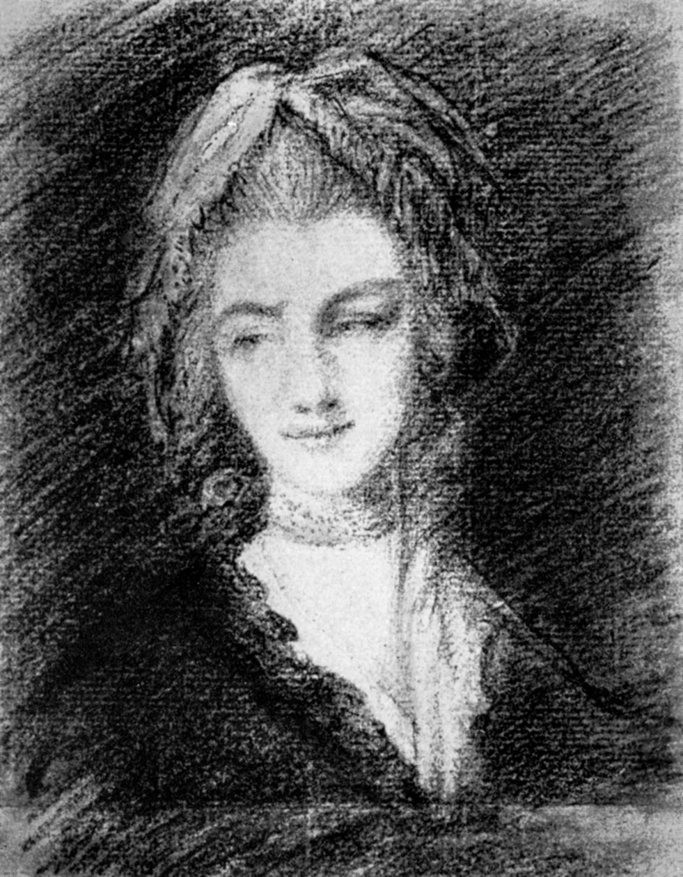 Dronning Charlotte, ca 1780-tallet, 1929 av Thomas Gainsborough