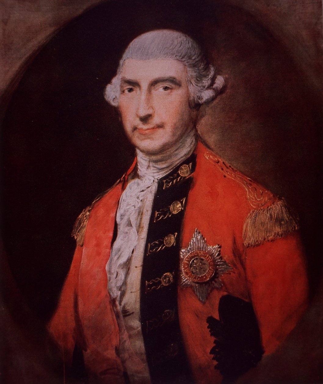 Sir Jeffrey Amherst, britisk sjef kjempet mot franskmenn i Canada (olje på lerret) av Thomas Gainsborough