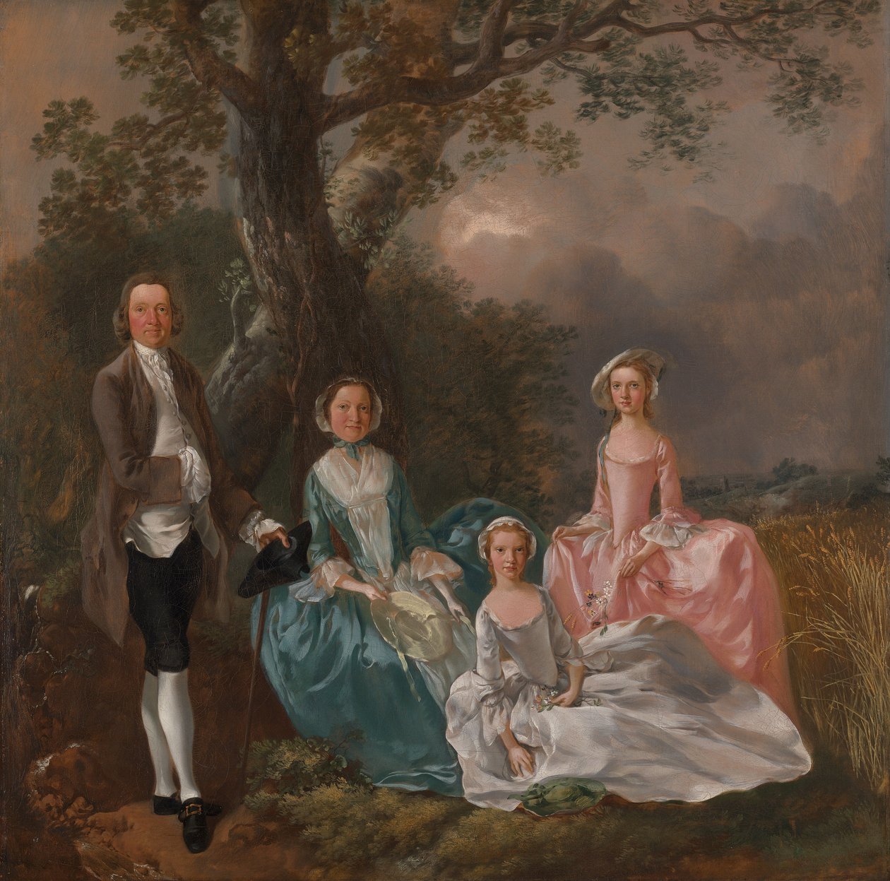 Familien Gravenor av Thomas Gainsborough