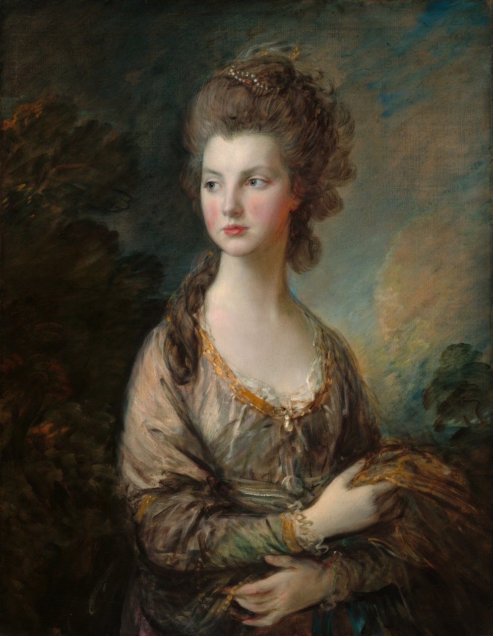The Hon. Mrs. Thomas Graham, ca. 1775-77 (olje på lerret) av Thomas Gainsborough