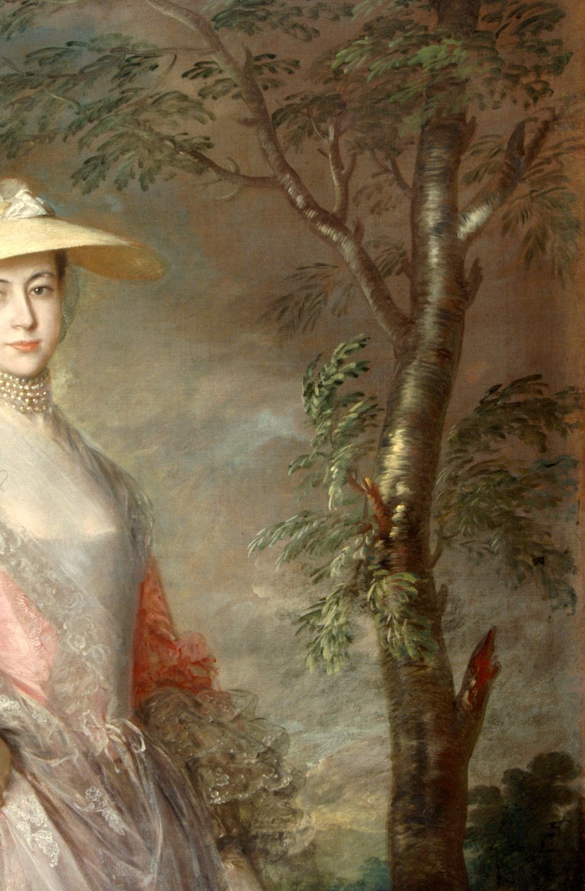 Tredetalj, fra et maleri av Mary, grevinne Howe, ca. 1760 (olje på lerret) av Thomas Gainsborough