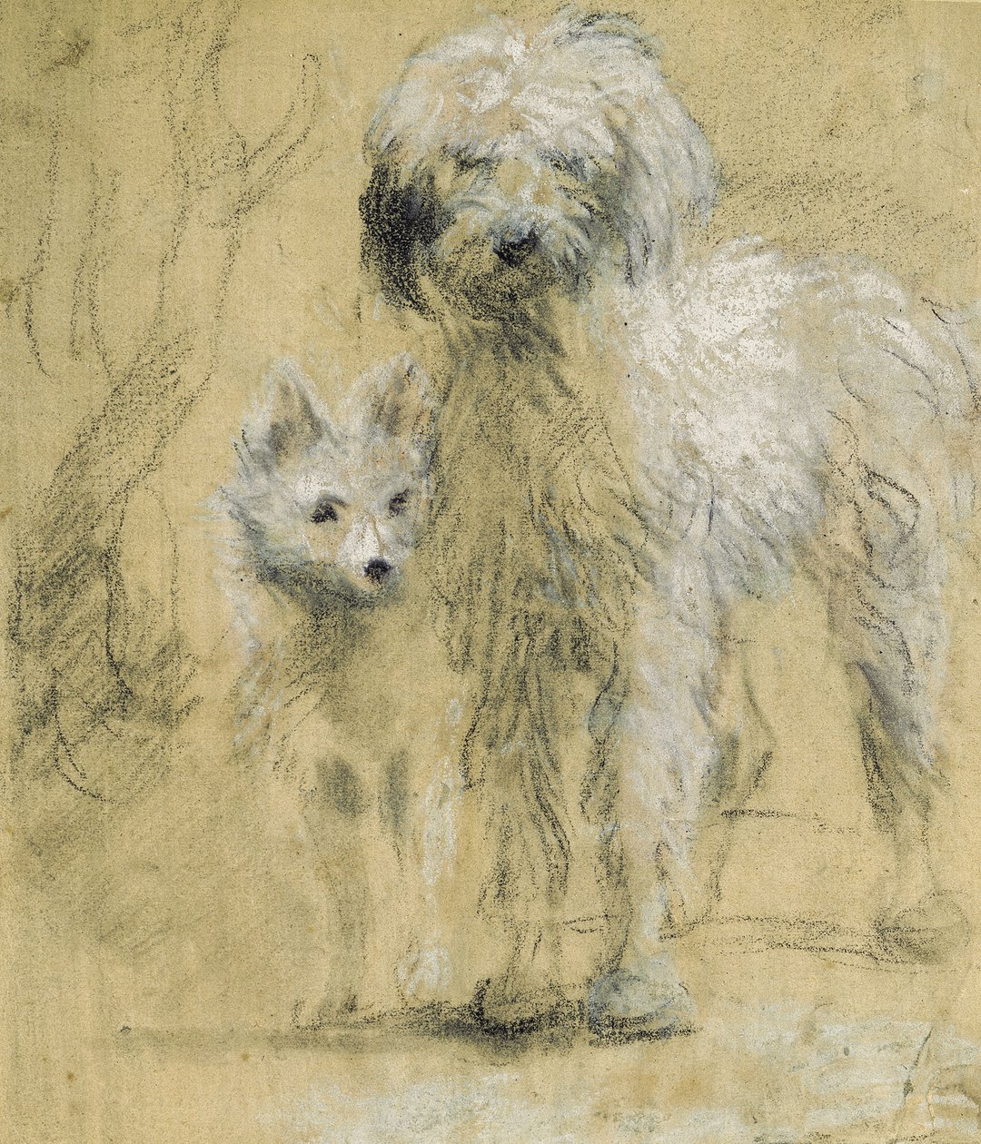 Tristram og Fox av Thomas Gainsborough