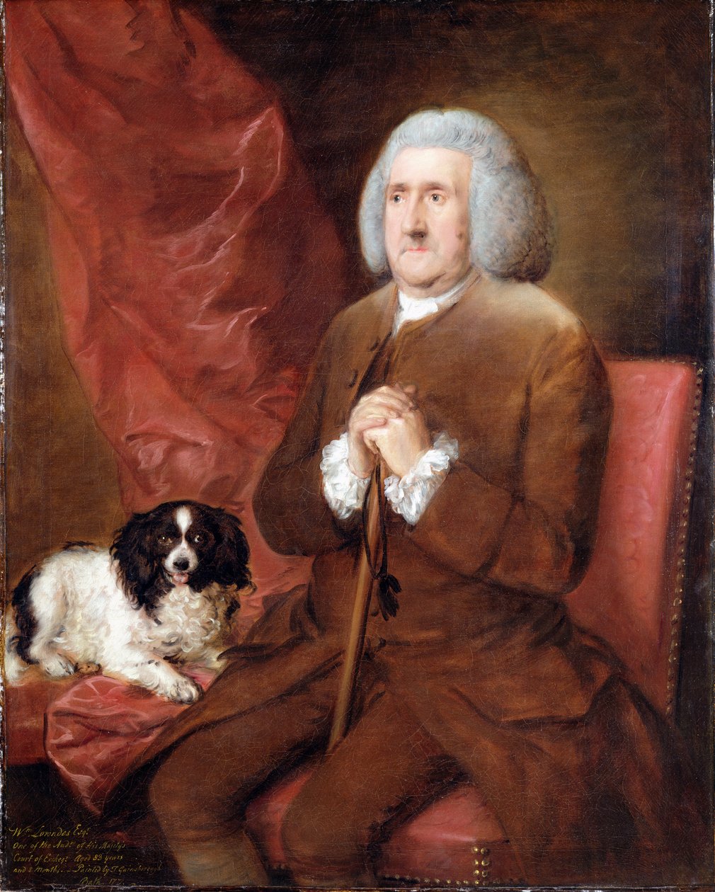 William Lowndes (1652-1724), revisor ved Hans Majestets finansrett av Thomas Gainsborough