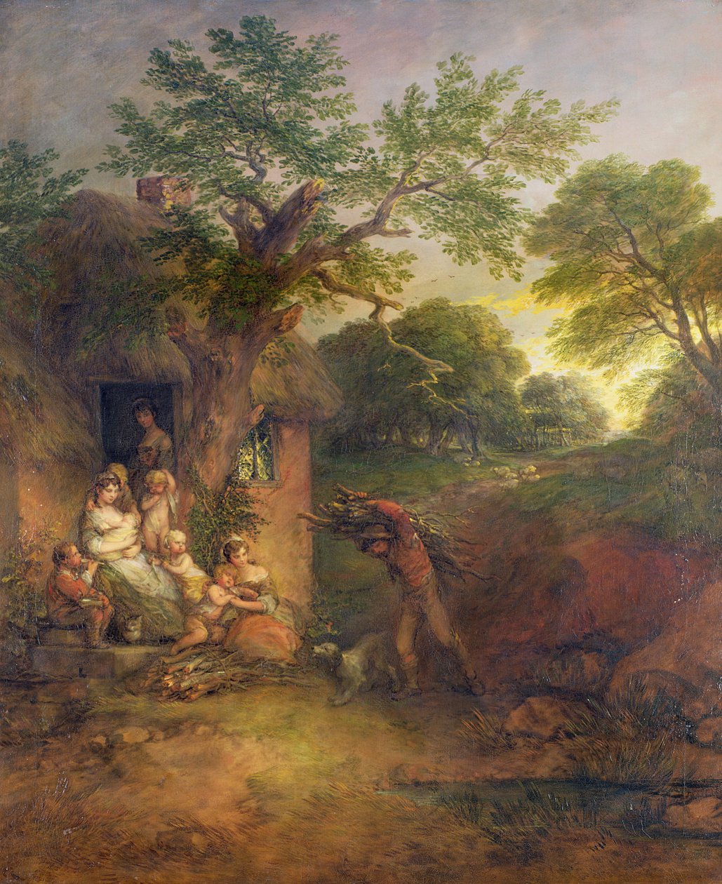 Vedhoggerhjem, ca. 1780 av Thomas Gainsborough