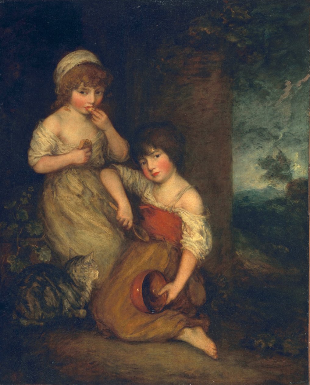 Young Hobbinol og Ganderetta, ca. 1788 av Thomas Gainsborough