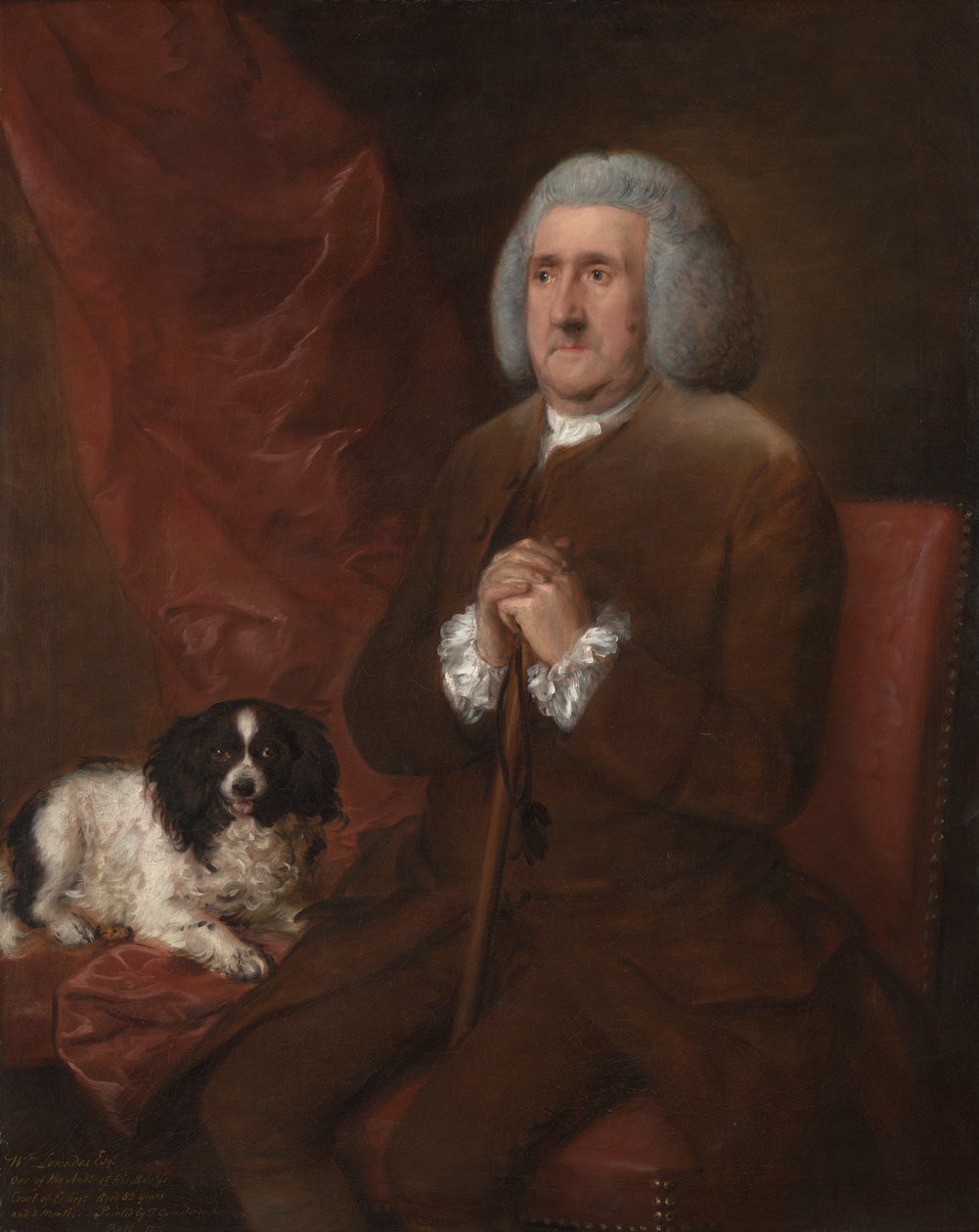William Lowndes, revisor ved Hans Majestets finansrett av Thomas Gainsborough RA