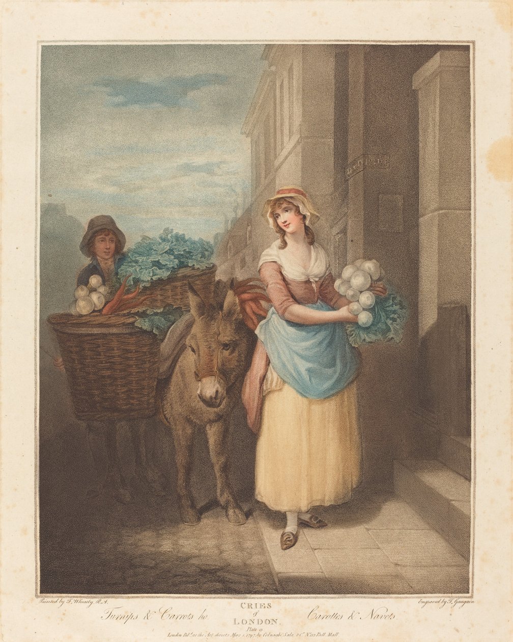 Neper og gulrøtter Ho av Thomas Gaugain after Francis Wheatley