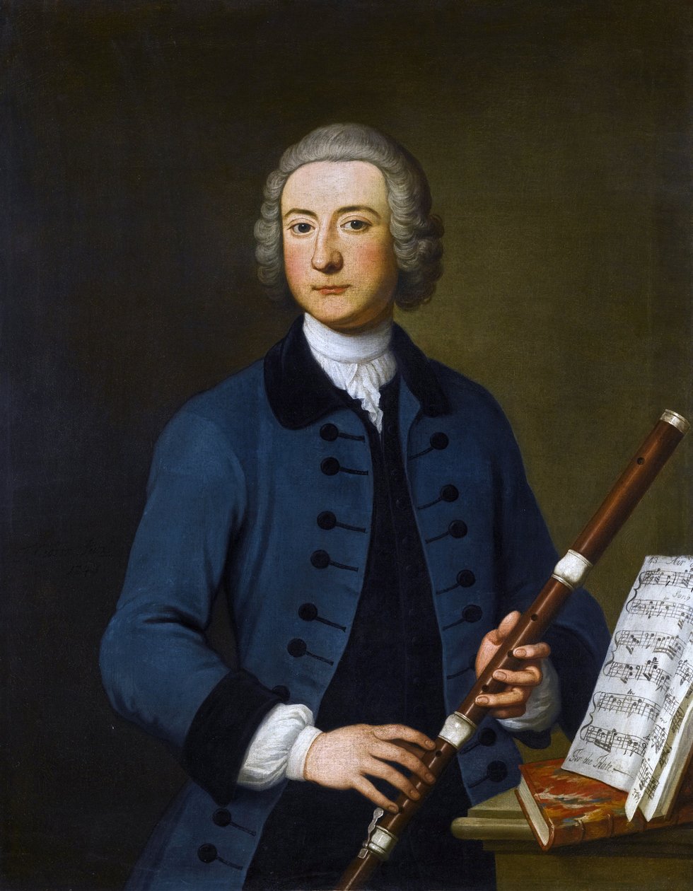 Lewis Christian Austin Granom (1722–1763) var en 1700-tallsmusiker, trompetist og fløytist par Thomas Gibson av Thomas Gibson