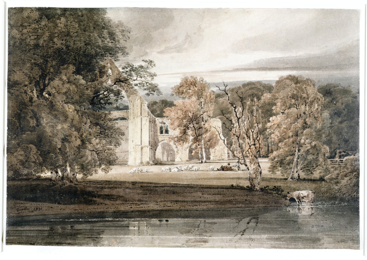 Bolton Abbey av Thomas Girtin
