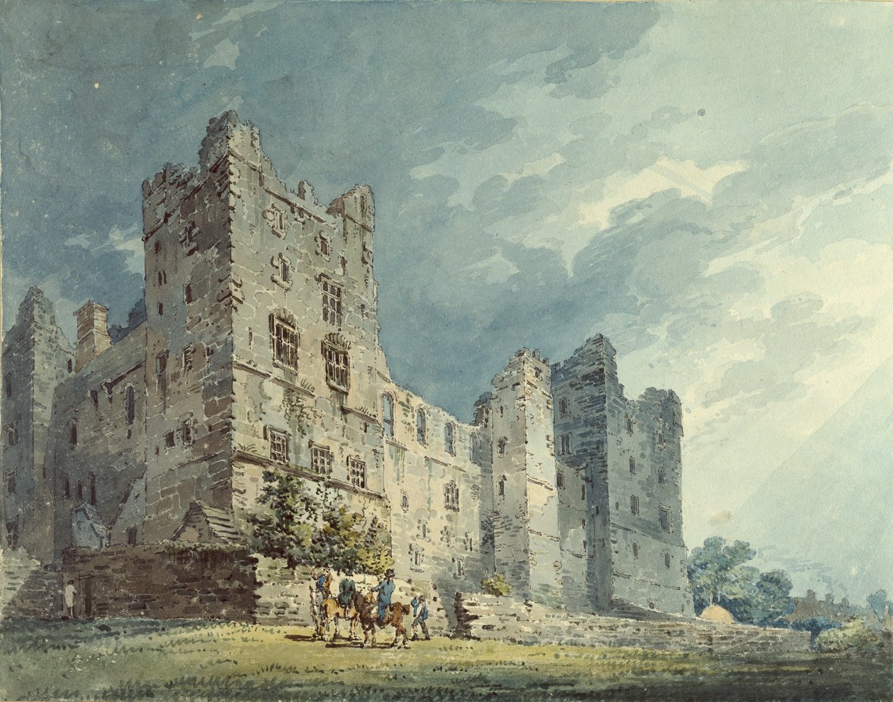 Bolton Castle, Yorkshire, 1795-1802 av Thomas Girtin