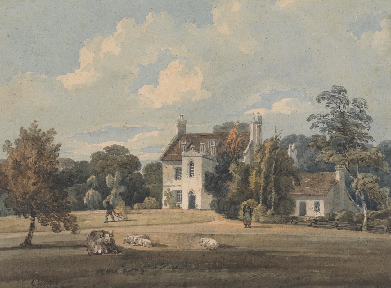 Chalfont Lodge, Buckinghamshire av Thomas Girtin