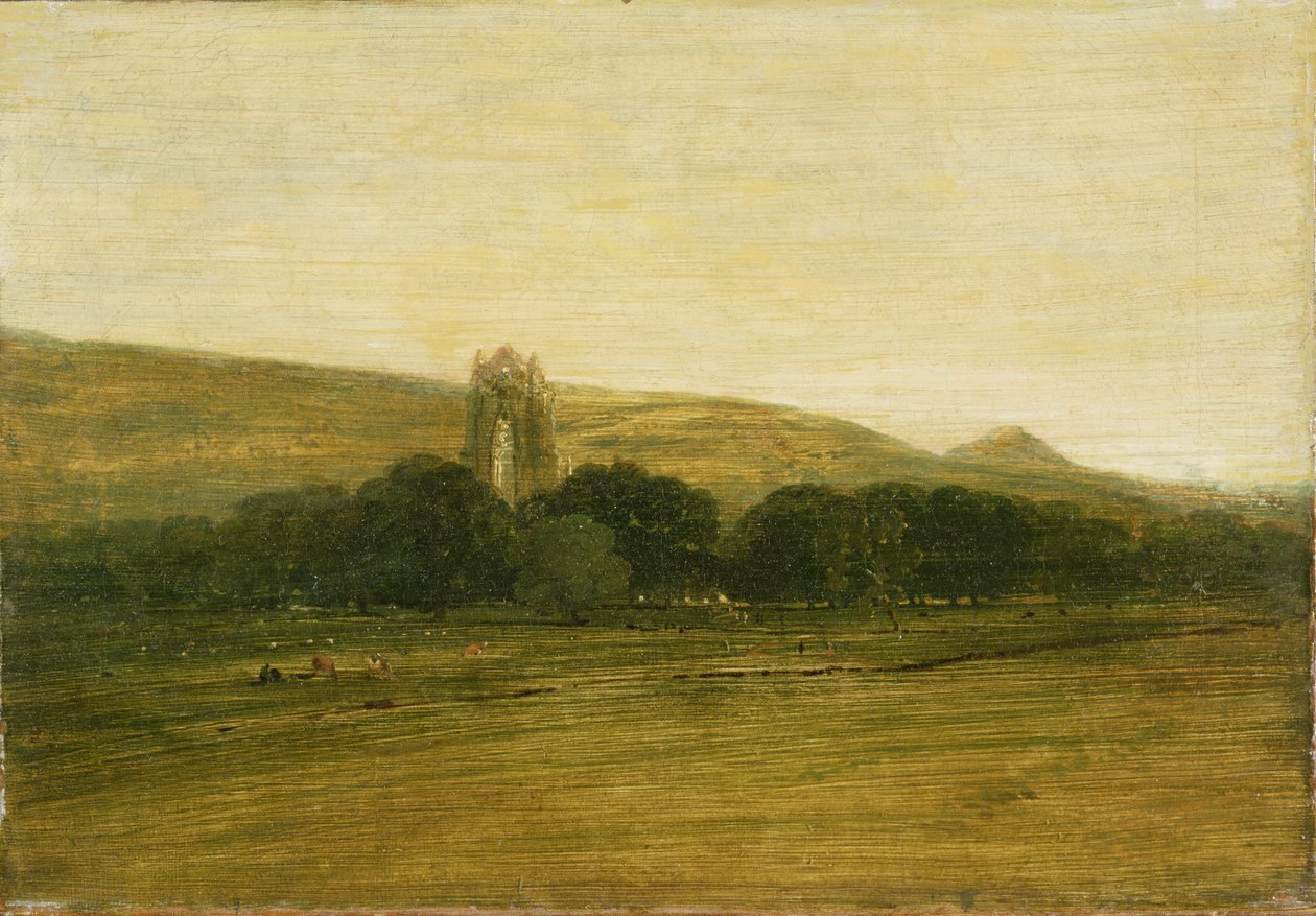 Guisborough Priory, ca. 1801-02 (olje på lerret) av Thomas Girtin