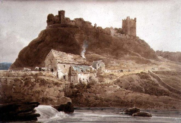 Richmond Castle, Yorkshire av Thomas Girtin