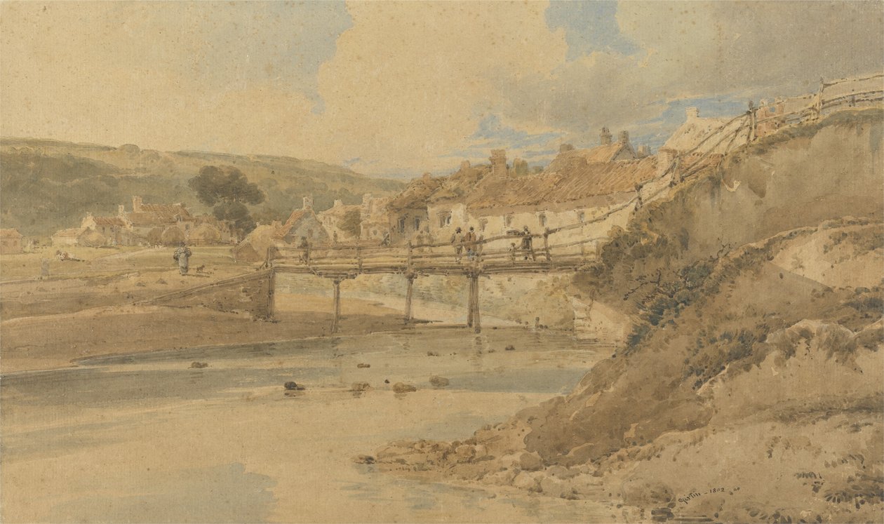 Sandsend, Yorkshire av Thomas Girtin
