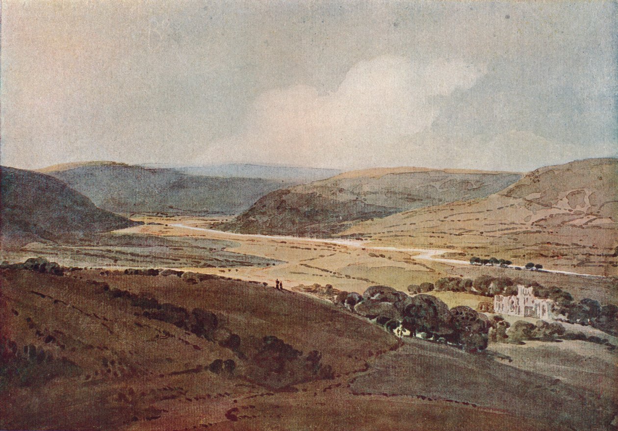 The Valley of the Aire, c1800 av Thomas Girtin
