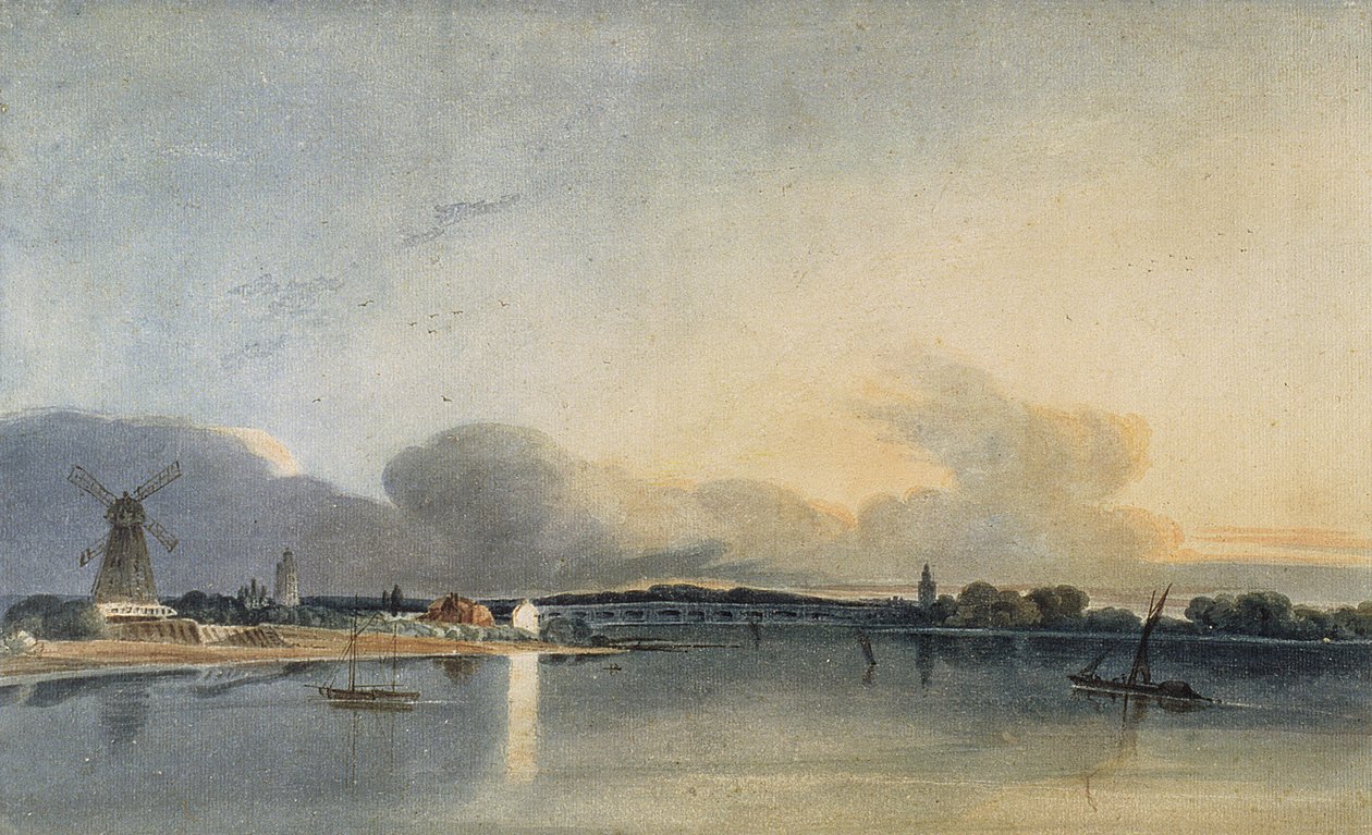 Det hvite hus, Chelsea av Thomas Girtin