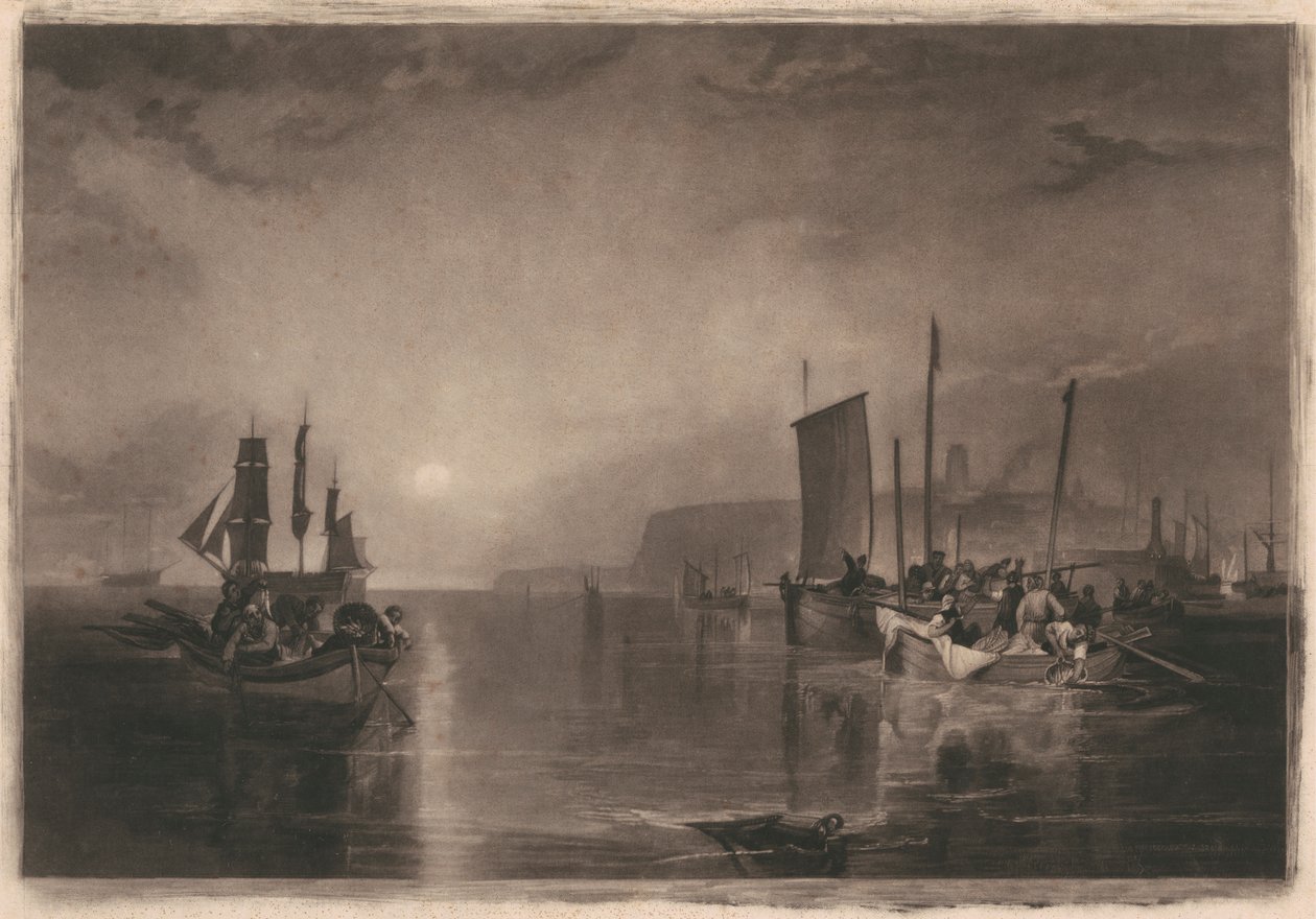 Soloppgang, hvittingfiske ved Margate av Thomas Goff Lupton