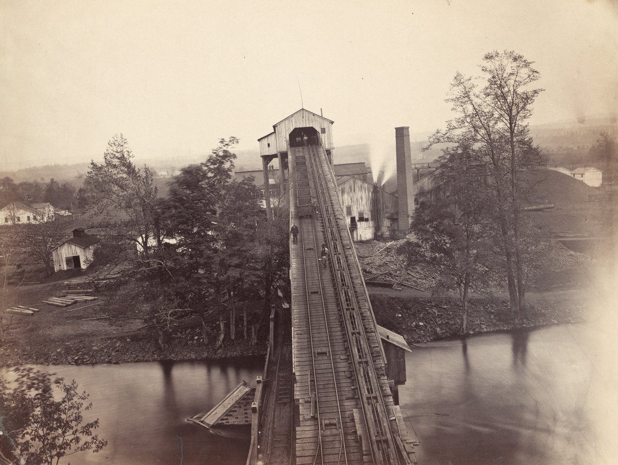 Von Storch Breaker, Del. & Hudson Canal Co., ca. 1863-1865. av Thomas H. Johnson
