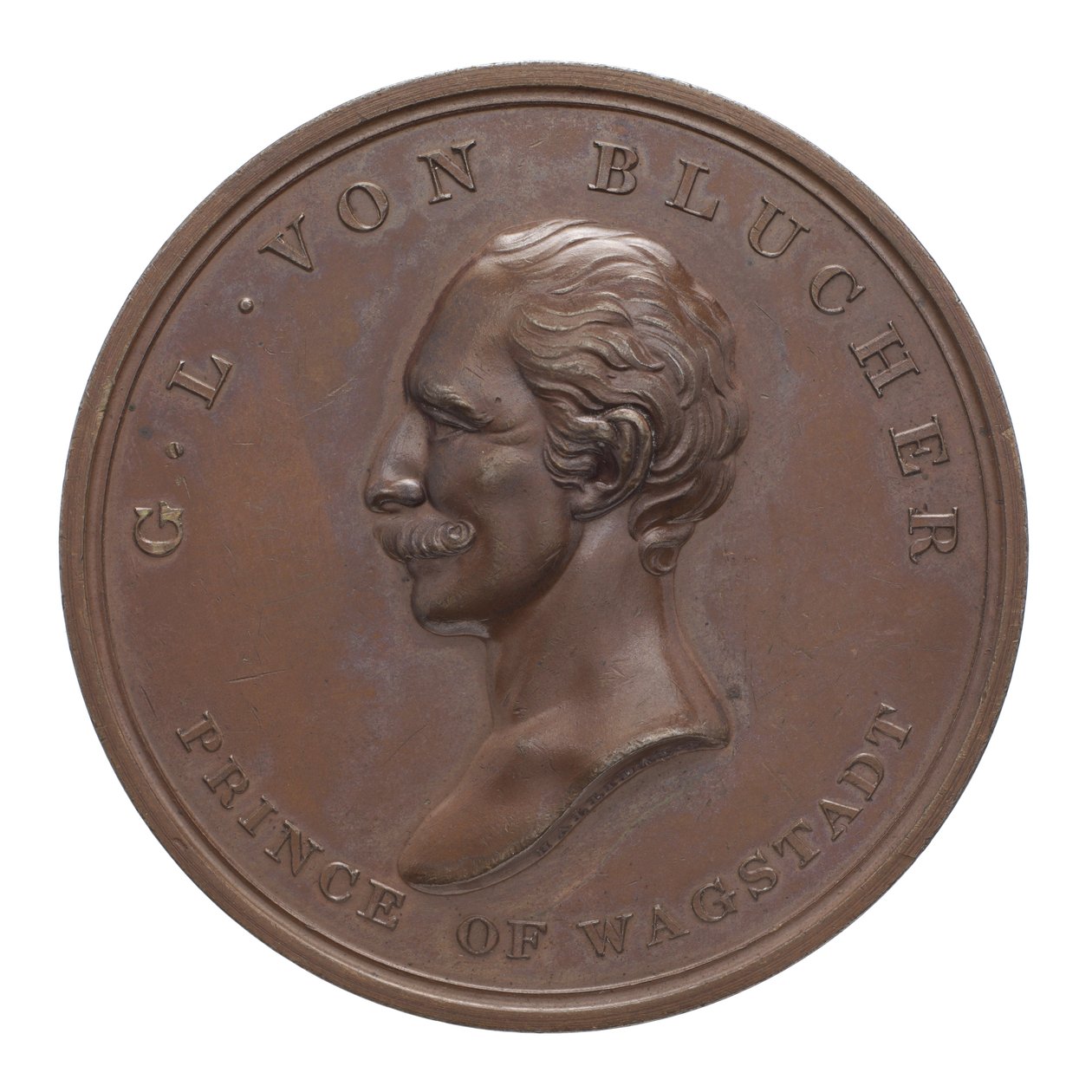 Medalje til minne om Wellington og Blücher ved Waterloo av Thomas Halliday