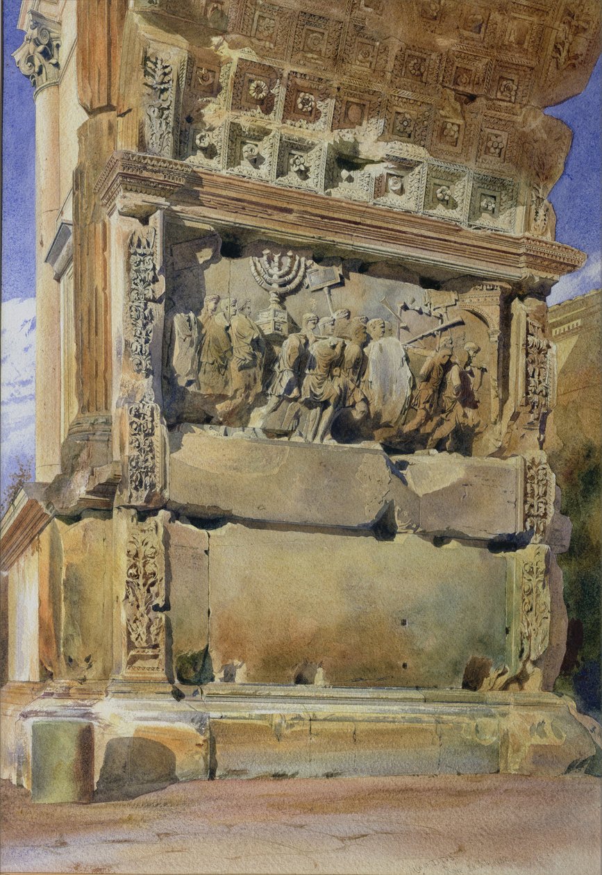 Titusbuen, Roma, 1842 av Thomas Hartley Cromek