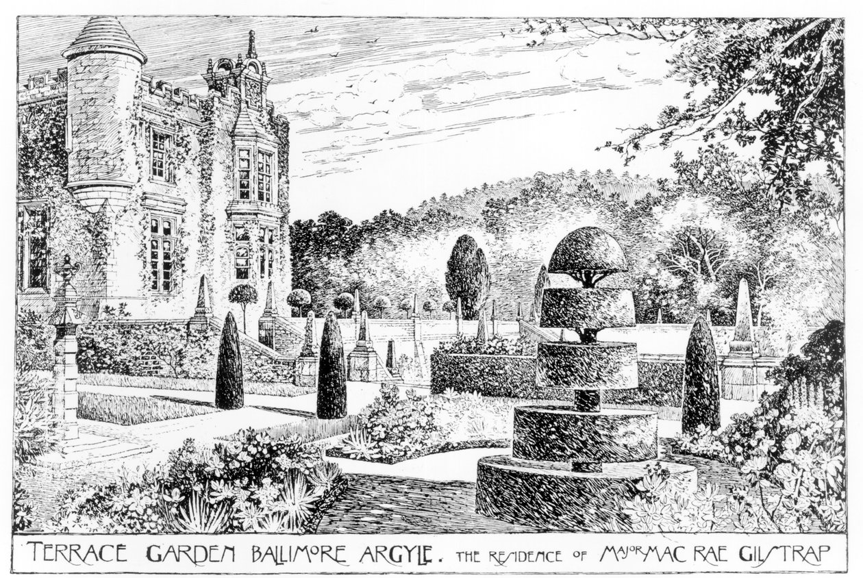 Terrace Garden Ballimore, Argyle, fra Thomas Mawsons 