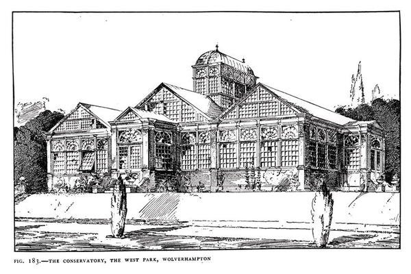The Conservatory, the West Park, Wolverhampton, fra 