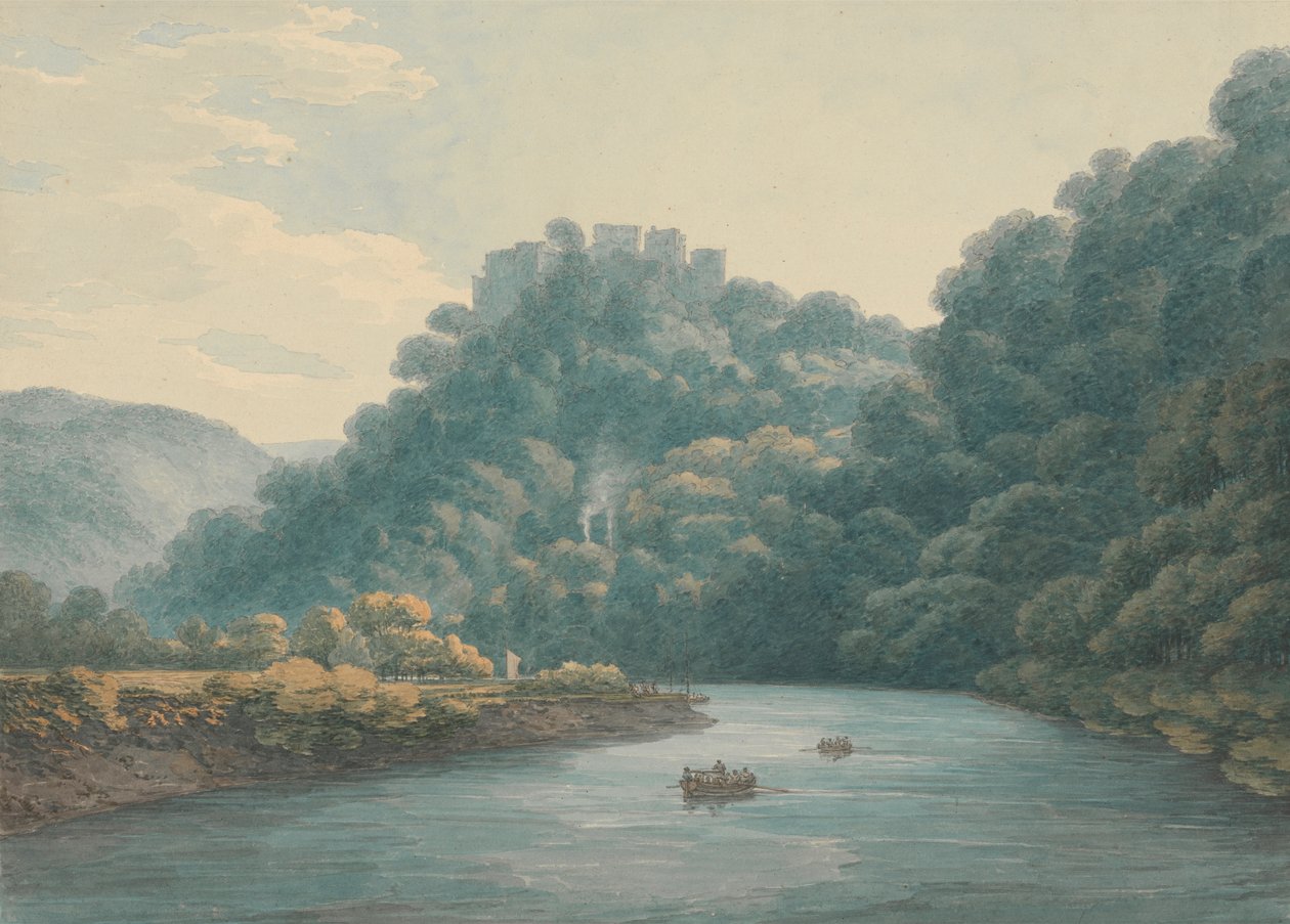 Goodrich Castle på Wye av Thomas Hearne