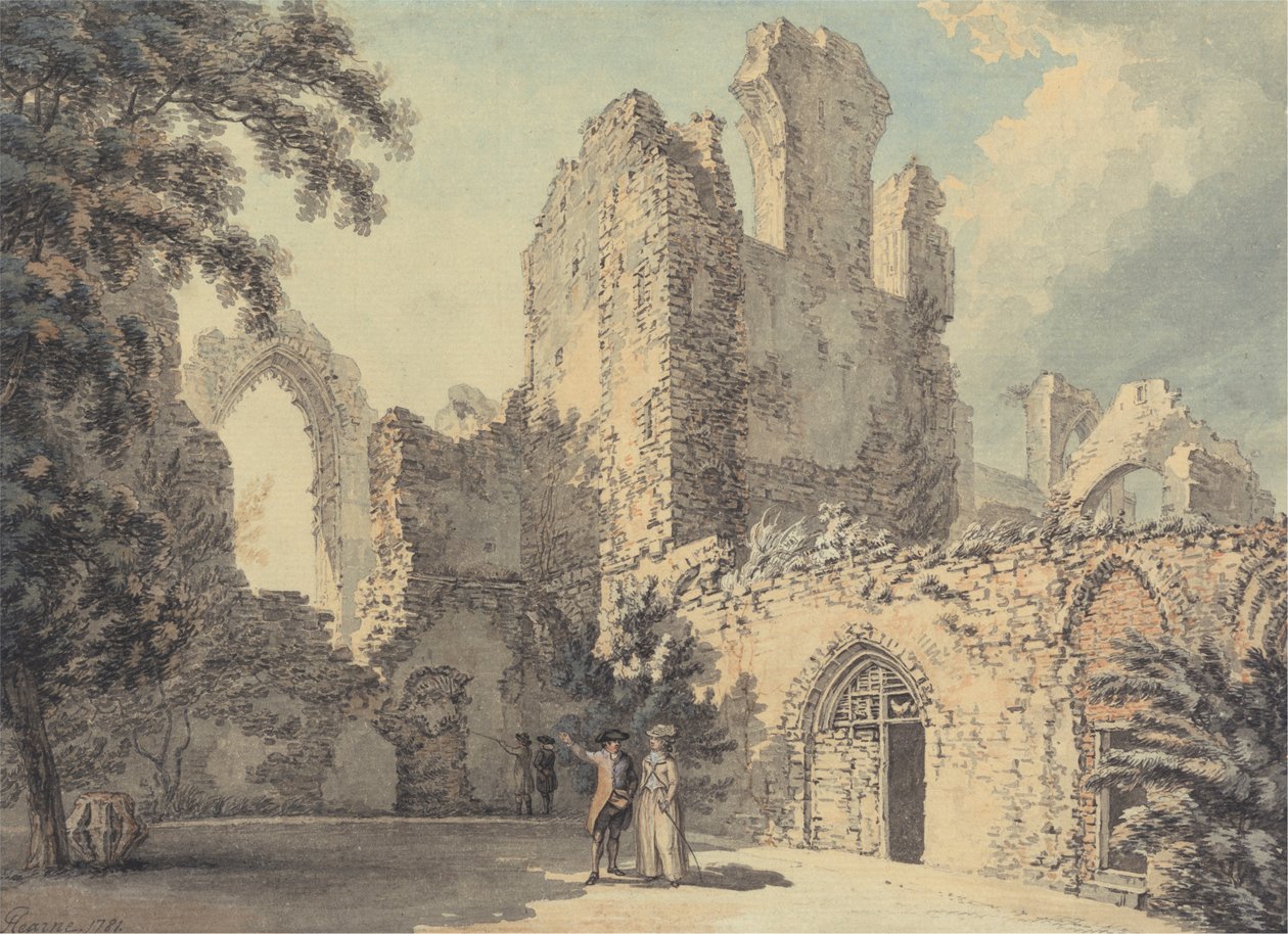 Ruinene av Leiston Abbey av Thomas Hearne