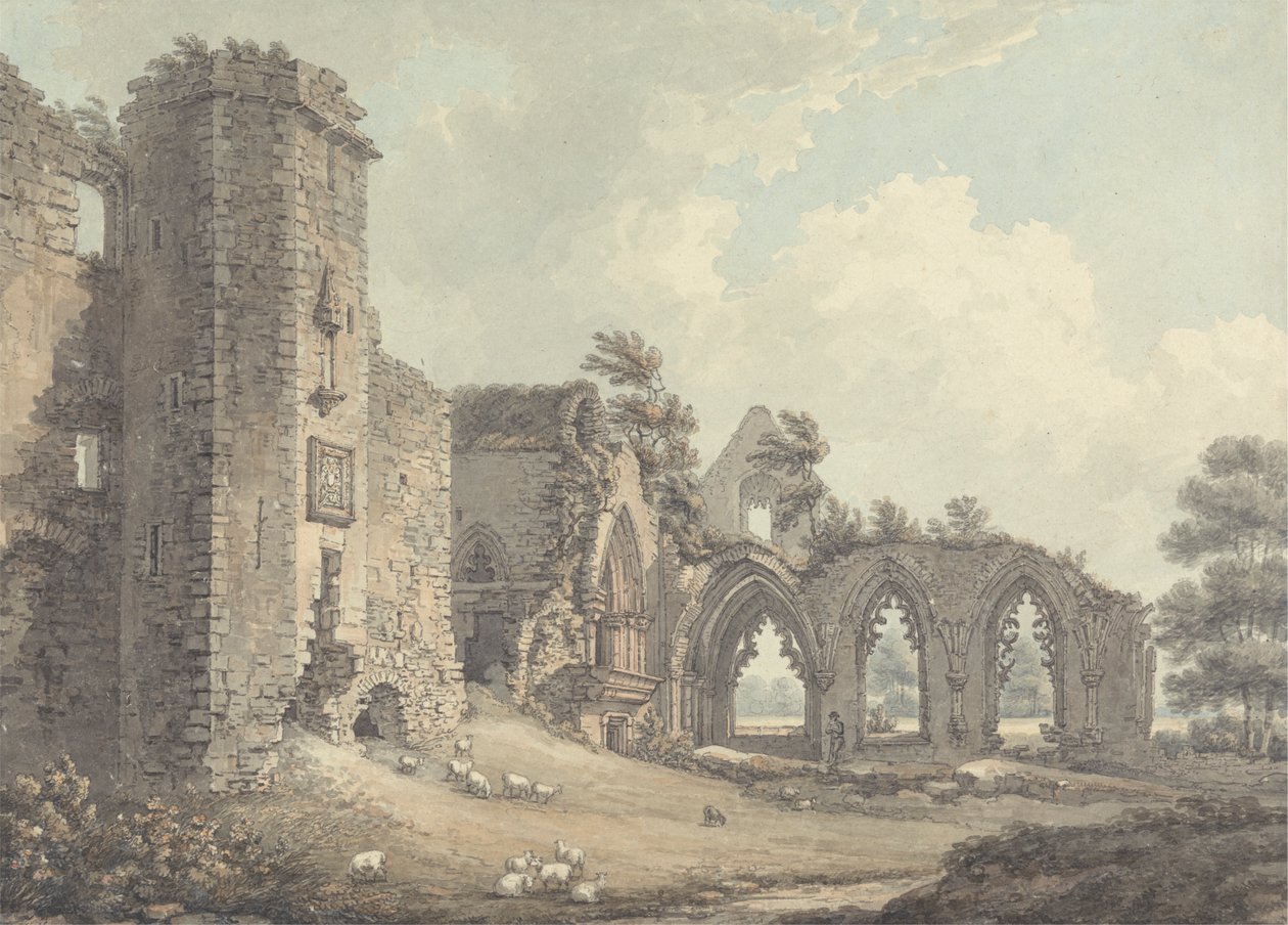 Ruinene av College of Lincluden, nær Dumfries av Thomas Hearne