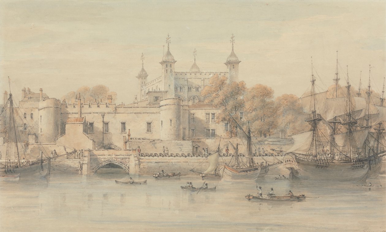 Tower of London av Thomas Hearne