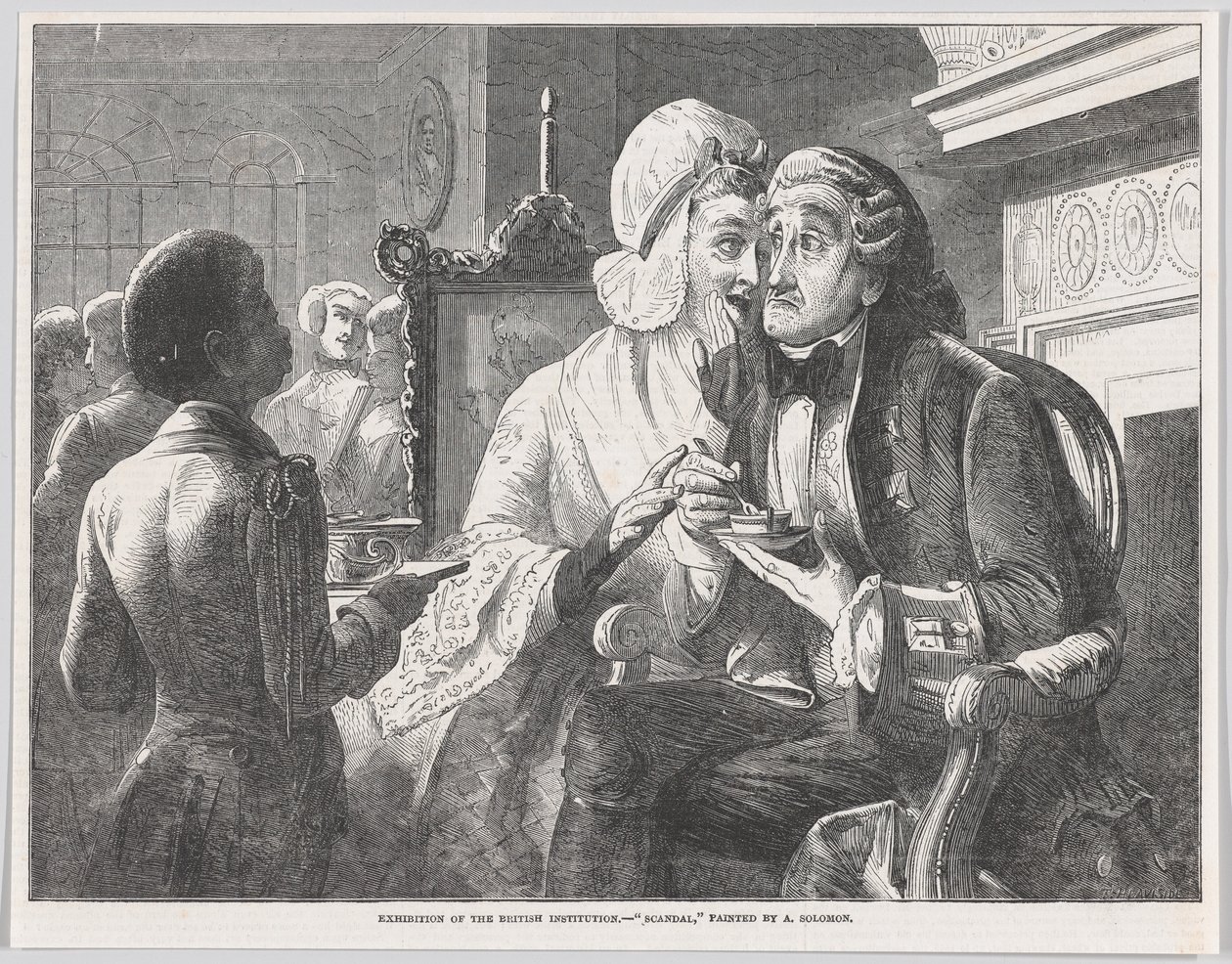 Scandal, fra Illustrated London News, 15. februar 1851., 15. februar 1851. av Thomas Heaviside