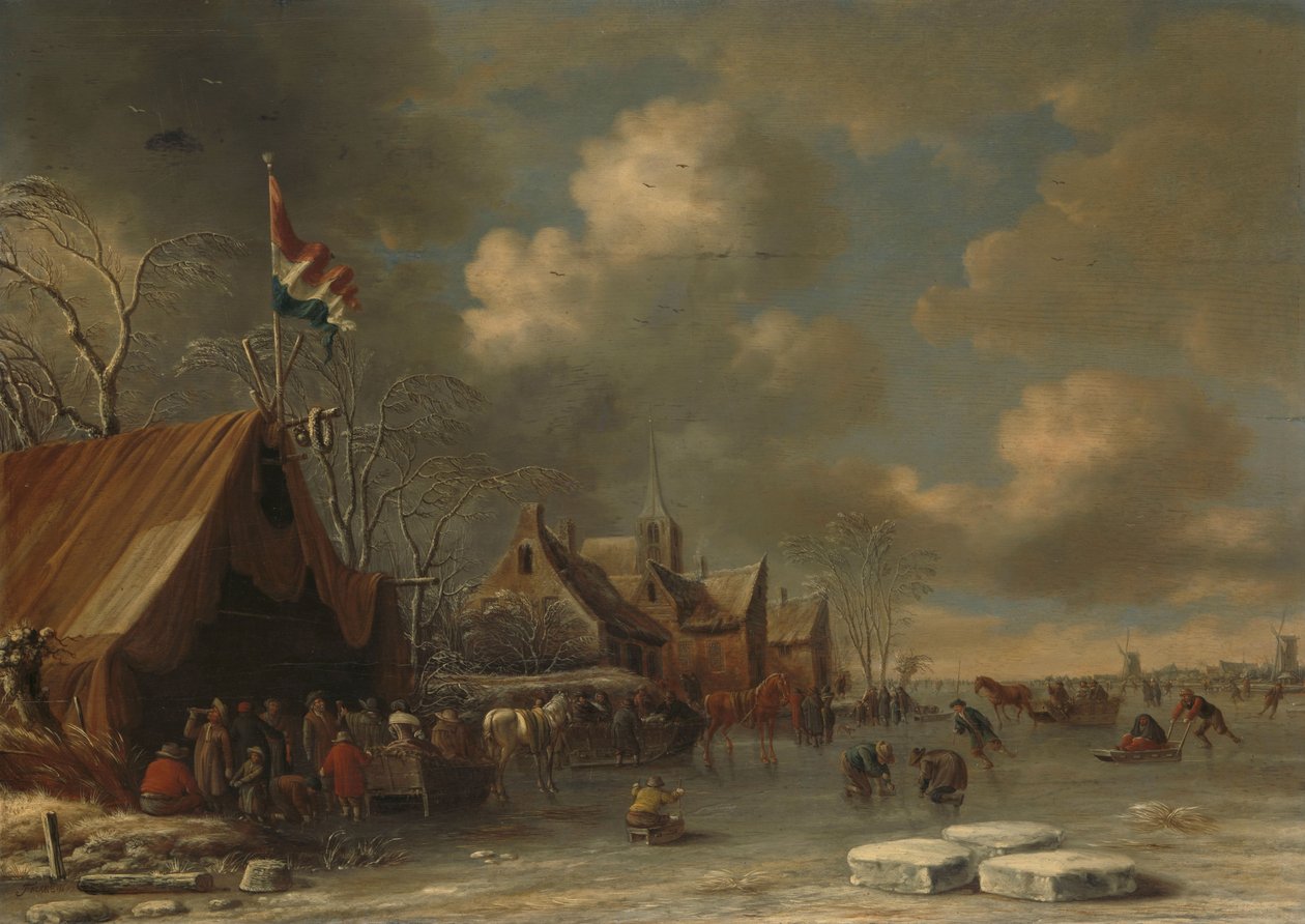 Nyter isen, 1677 av Thomas Heeremans
