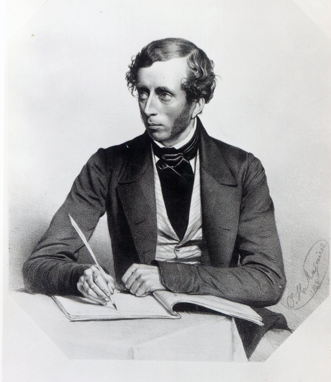 William Thompson (1805-52) 1849 av Thomas Herbert Maguire
