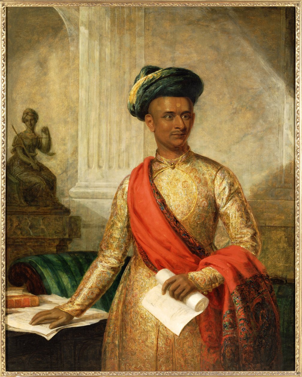 Purniya, sjefsminister i Mysore, ca. 1801 av Thomas Hickey