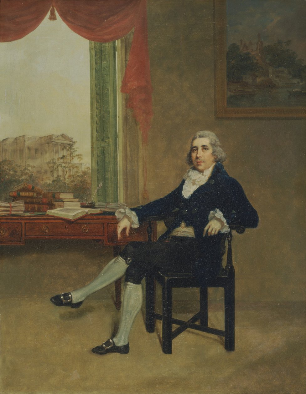 Thomas Graham (1748-1843) Baron Lynedoch av Balgowan, ca. 1790 (olje på lerret) av Thomas Hickey