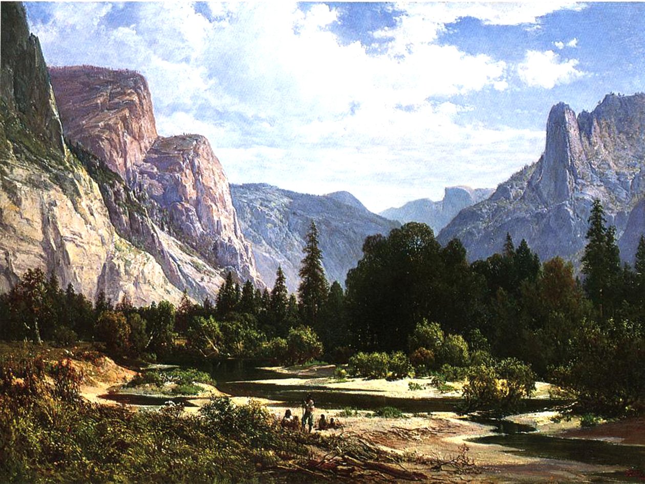 Paiute-indianerne hviler, 1866 av Thomas Hill