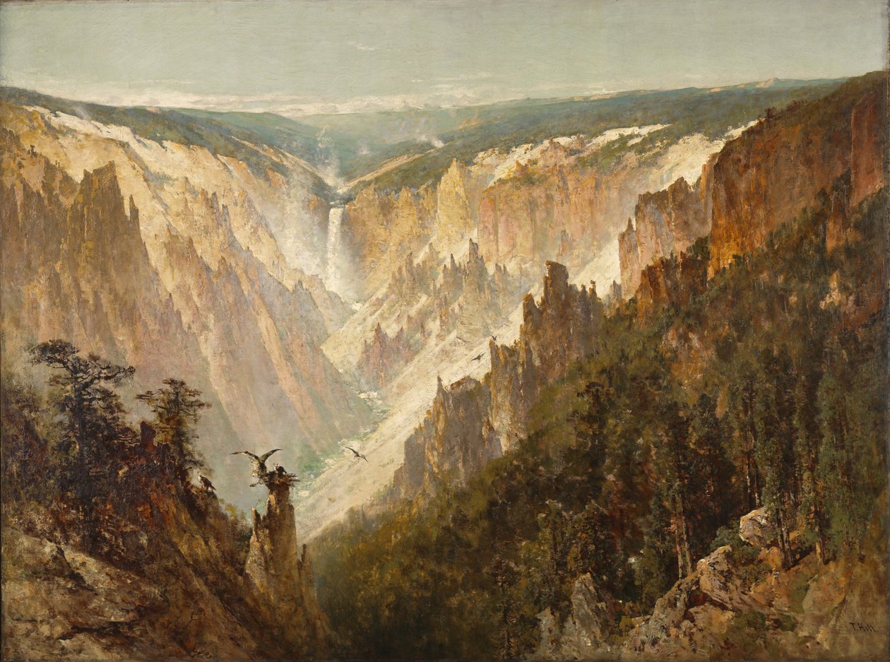 Grand Canyon i Yellowstone, ca. 1884 av Thomas Hill