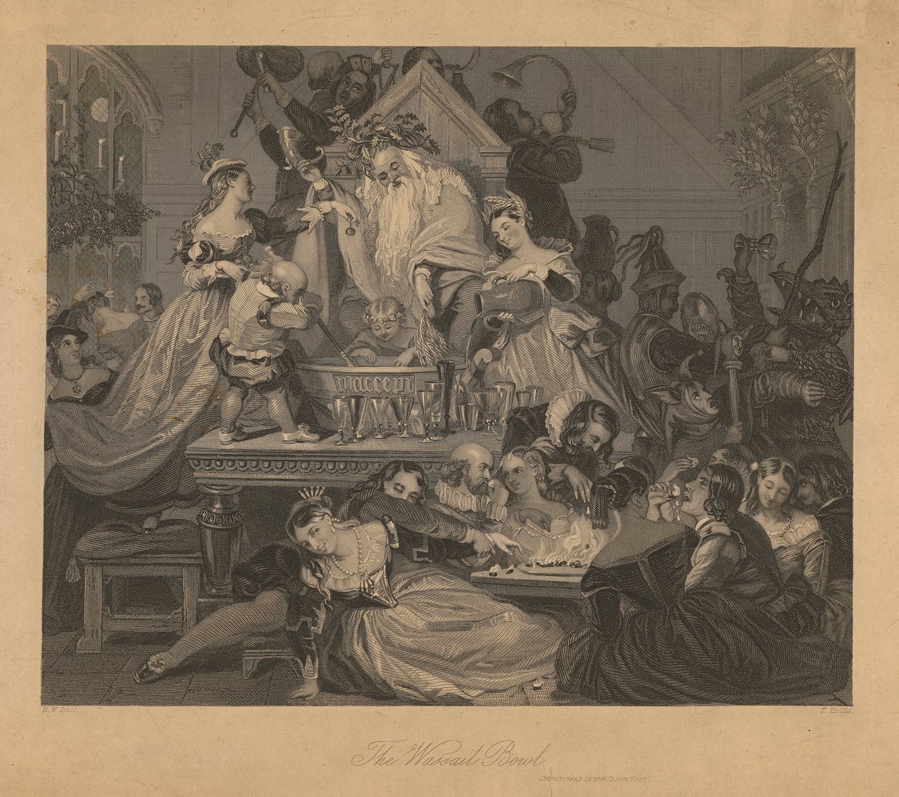 The Wassail Bowl: Christmas in the Olden Time av Thomas Hollis