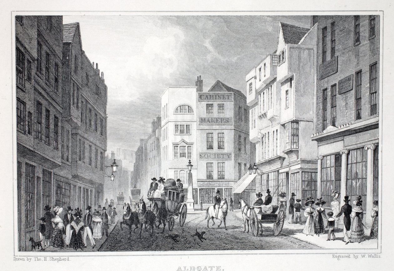 Aldgate, fra puben 